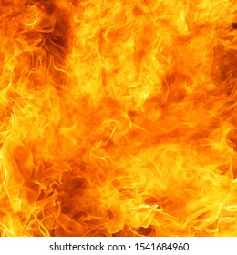 Abstract Blaze Fire Flame Texture Background In Square Ratio, 1x1