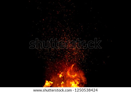 Abstract blaze fire flames texture background