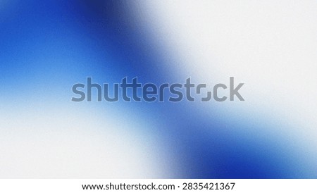 Abstract Blue Background with Diffused White Gradient, Smooth Gaussian Blur, Subtle Film Noise, Fine Grain and Soft Vignette