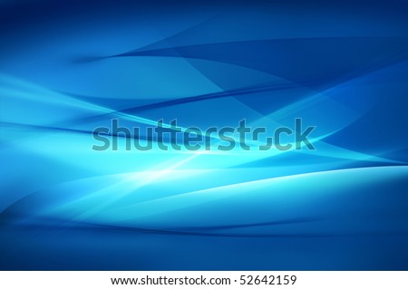 Abstract blue background, wave or veil texture