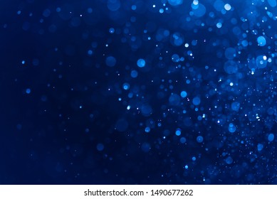 Abstract Blue bokeh defocus glitter blur background. - Shutterstock ID 1490677262
