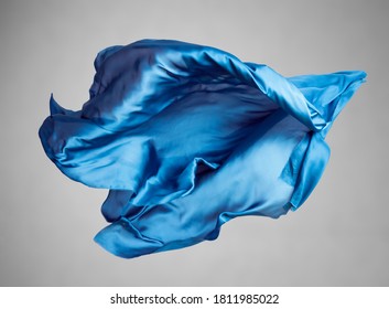 abstract blue fabric in motion - Shutterstock ID 1811985022