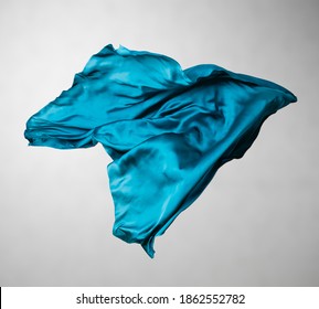 abstract blue fabric in motion  - Shutterstock ID 1862552782