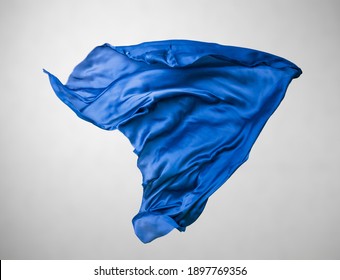 abstract blue fabric in motion - Shutterstock ID 1897769356
