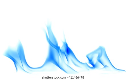 Abstract Blue Fire