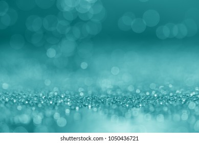 Abstract Blue Glitter Bokeh Background Stock Photo 1050436721 