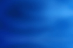 Abstract Blue Gradient Background With Smooth Light Lines.