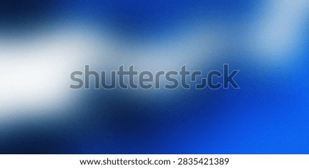 Abstract Blue Gradient Background with Smooth Gaussian Blur, White Glow, Fine Noise Texture and Minimal Clean Composition