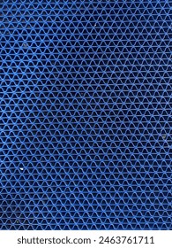 Abstract blue grating texture with pattern for background,Protective grating surface.