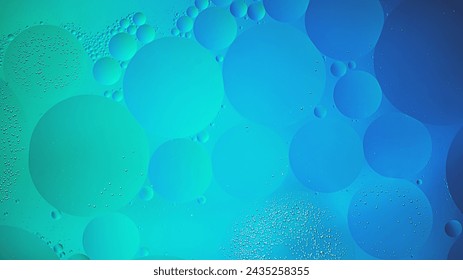 blue  drops surface