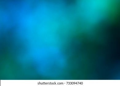 Abstract Blue Green Misty Background, Photo