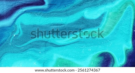 Abstract Blue Paint Background Texture Grunge Concrete Cement Stone Texture Wallpaper Surface Backdrop Blank Gradient Colorful Brush Stroke Splash Loft Connstraction Real Estate Template Wall Wave