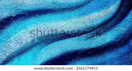 Abstract Blue Paint Background Texture Grunge Concrete Cement Stone Texture Wallpaper Surface Backdrop Blank Gradient Colorful Brush Stroke Splash Loft Connstraction Real Estate Template Wall Wave