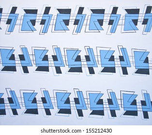 Abstract blue pattern background