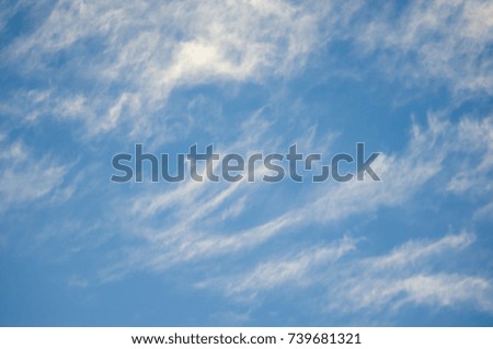 Abstract blue sky clouds background