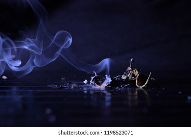 Abstract Blue Smoke 