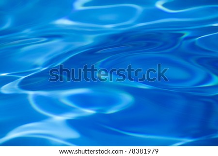Abstract blue water background