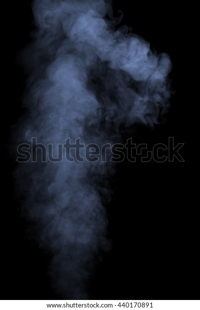 Abstract\
blue water vapor on a black background. Texture. Design elements.\
Abstract art. Steam the humidifier. Macro\
shot.