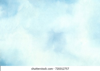 Abstract blue watercolor background in high resolution - Shutterstock ID 720312757
