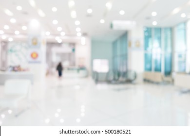 Abstract blur beautiful luxury hospital and clinic interior for background - Shutterstock ID 500180521