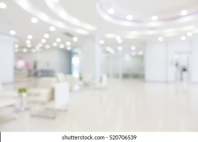 Abstract Blur Beautiful Luxury Hospital And Clinic Interior For Background