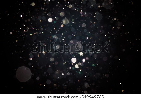 Abstract blur black bokeh background