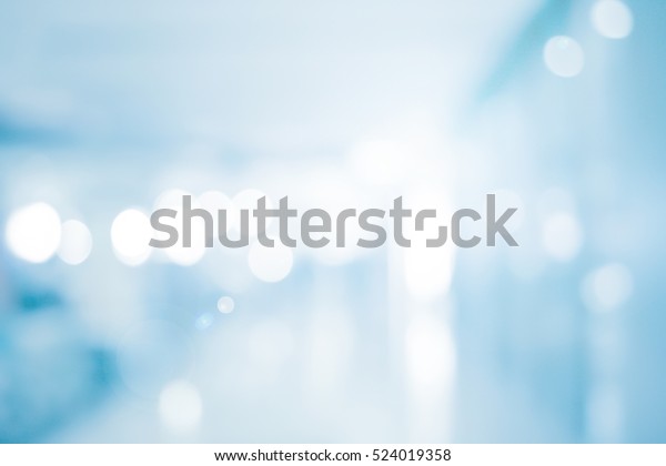 abstract blur blue contemporary office interior\
blue background\
concept