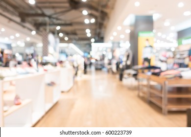 Abstract blur and bokeh beautiful luxury shopping mall and department store interior for background - Shutterstock ID 600223739