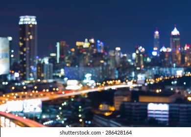 Abstract Blur Bokeh City Night Lights