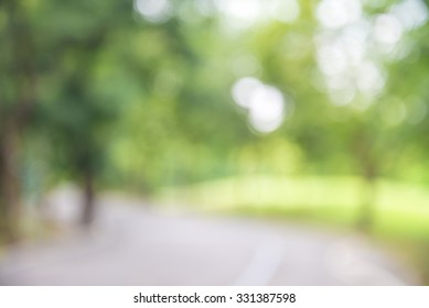 Abstract blur city park bokeh background - Shutterstock ID 331387598