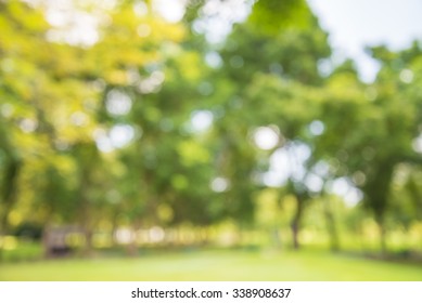 Similar Images, Stock Photos & Vectors of Blur park garden tree in ...