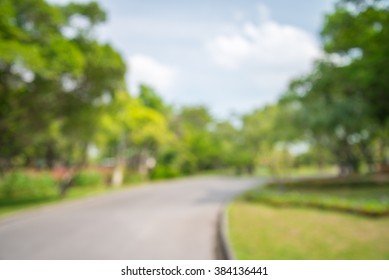 Blur Background Park Stock Photo (Edit Now) 421337173