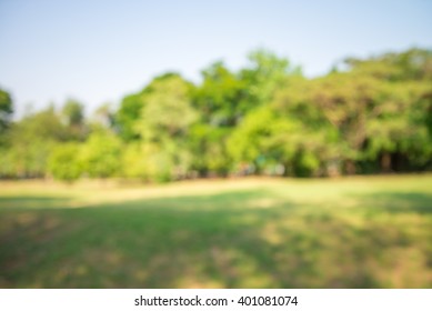 Abstract Blur City Park Bokeh Background