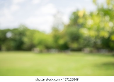 Abstract Blur City Park Bokeh Background