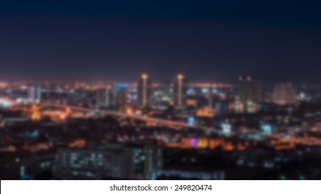 Abstract Blur City Scape