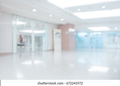 Abstract blur clinic or hospital interior  on the background of  hospital corridor , mood and tone  beautiful luxury