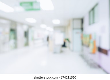 Abstract Blur Clinic Hospital Interior Background Stock Photo 674211550 ...