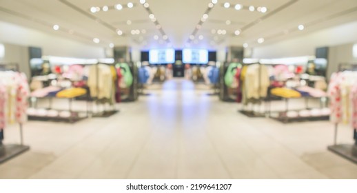 Abstract blur clothing boutique display interior of shopping mall background - Powered by Shutterstock