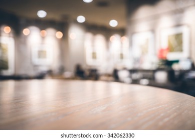 Table Top Counter Blurred Kitchen Background Stock Photo (Edit Now ...