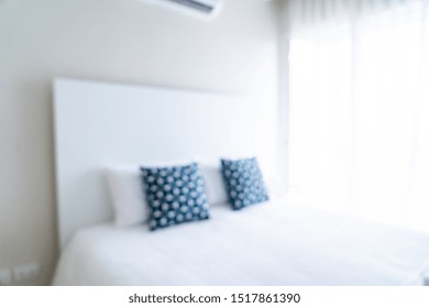 Abstract Blur And Defocused Bedroom Interior For Background