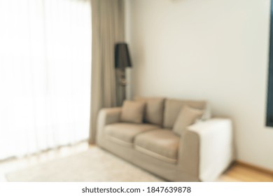 Abstract Blur And Defocused Living Room For Background