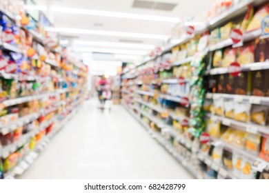Abstract blur and defocused shopping mall and retails store interior for background - Shutterstock ID 682428799