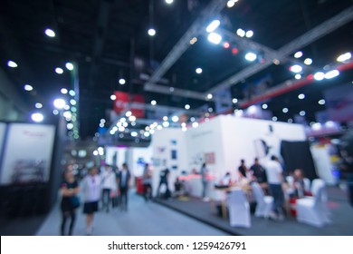 Abstract Blur Expo,Large Room For The Event,Exhibition