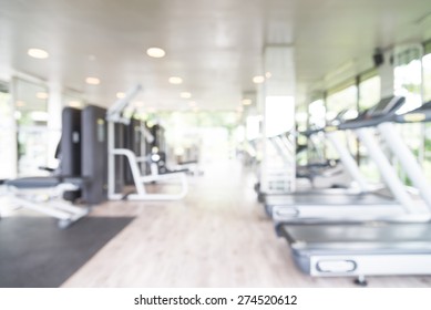 Abstract Blur Fitness Gym Background