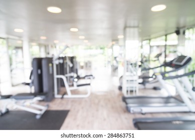 Abstract Blur Fitness Gym Background