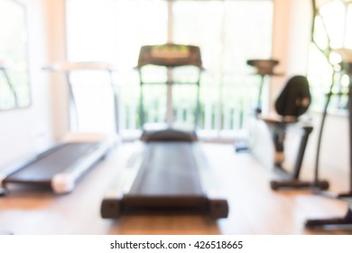 Abstract blur gym and fitness room interior for background - Shutterstock ID 426518665