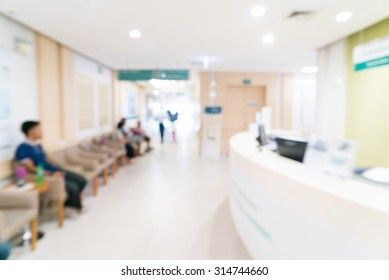 Abstract Blur Hospital Background