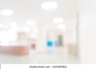 Abstract Blur Hospital Clinic Interior Background Stock Photo ...