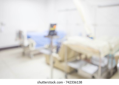 Abstract blur hospital and clinic interior for background  - Shutterstock ID 742336138