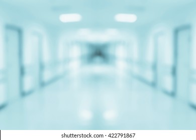 Abstract Blur Hospital Corridor Background